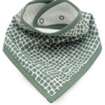 Slabbetje Bandana - Snake - Ash Green