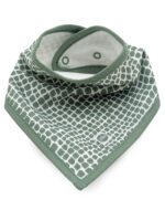 Slabbetje Bandana - Snake - Ash Green