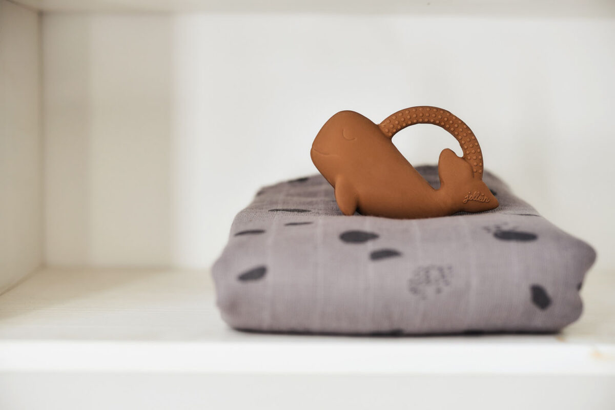 Hydrofiel Multidoek Spot 70x70cm - Storm Grey - Afbeelding 5
