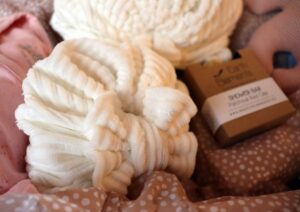 Mommy Turban - Velours Crème - Afbeelding 4