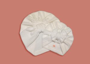 Mommy Turban - Velours Crème
