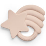 Bijtring Falling Star - Pale Pink - 100% natuurlijk rubber