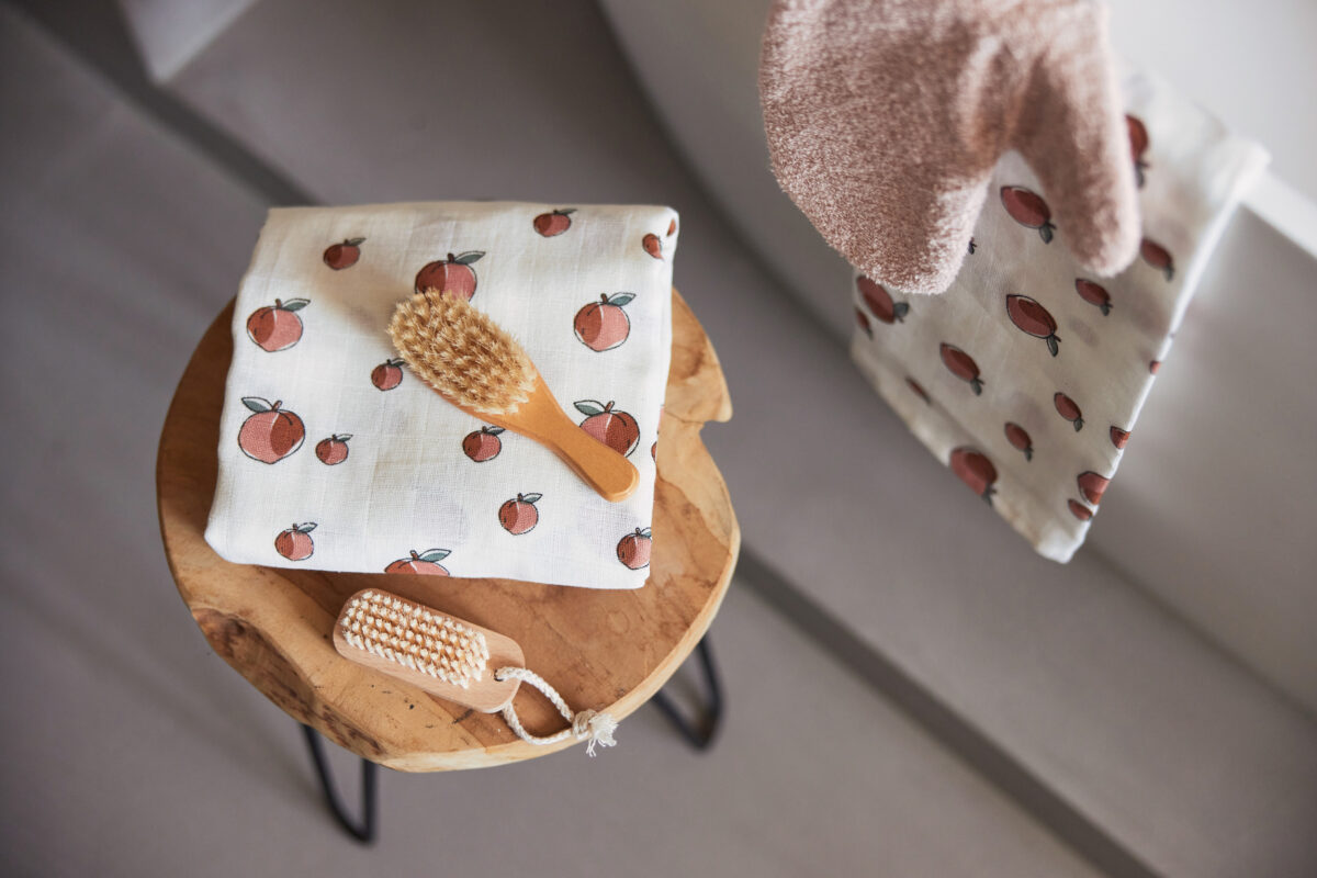 Hydrofiel Multidoek Peach 70x70cm - Peach - Afbeelding 3