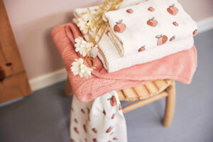 Hydrofiel Multidoek Peach 70x70cm - Peach - Afbeelding 5