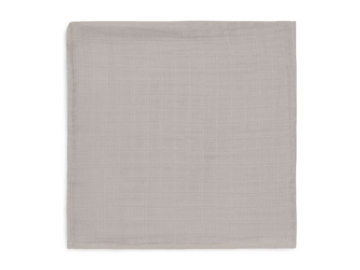 Hydrofiel Bamboe Multidoek 70x70cm - Light Grey - Afbeelding 3