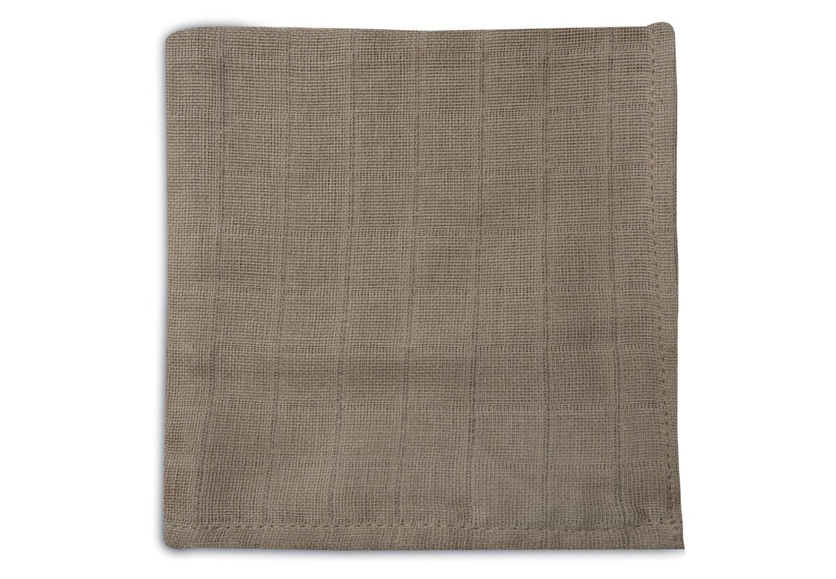 Hydrofiel Bamboe Multidoek 115x115cm - Biscuit - Afbeelding 3