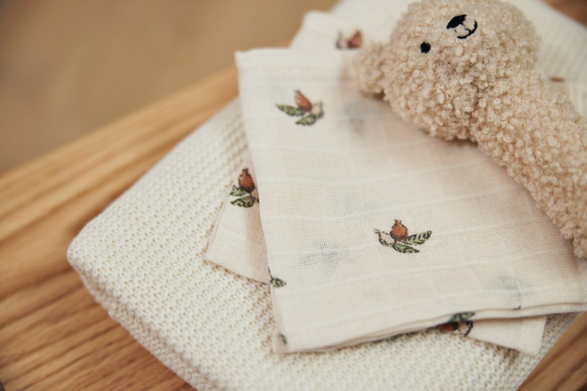 Hydrofiel Multidoek Rosehip 70x70cm - Rosehip - Afbeelding 6