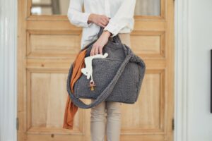 Hydrofiel Bamboe Multidoek 115x115cm - Caramel - Afbeelding 5