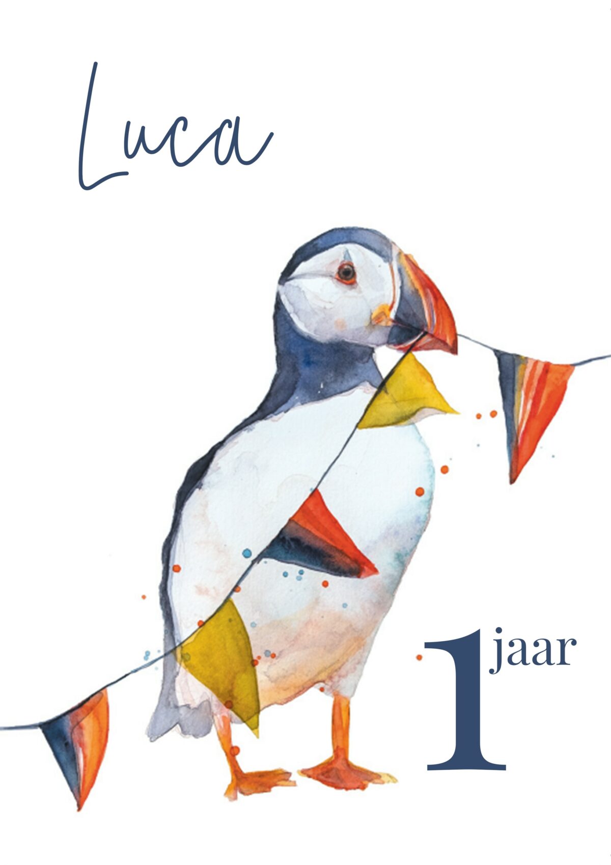 Kaart feestbeest Papegaaiduiker - inclusief personaliseren - Afbeelding 6