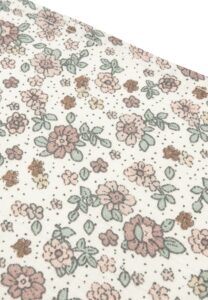 Hydrofiele doek Retro Flowers 115x115cm - Afbeelding 3