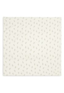 Hydrofiele doek Twig 70x70cm - Olive Green (wit met groen takje)